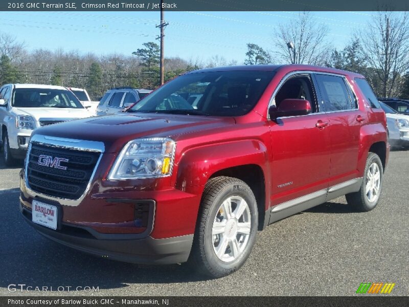 Crimson Red Tintcoat / Jet Black 2016 GMC Terrain SLE