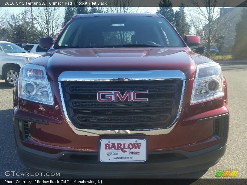 Crimson Red Tintcoat / Jet Black 2016 GMC Terrain SLE