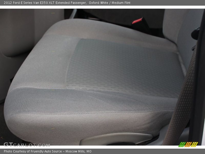 Oxford White / Medium Flint 2012 Ford E Series Van E350 XLT Extended Passenger