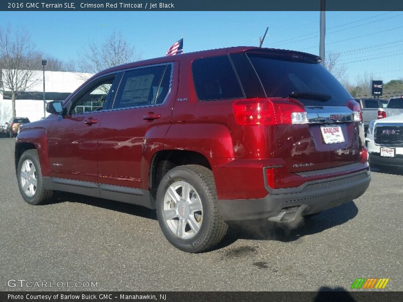 Crimson Red Tintcoat / Jet Black 2016 GMC Terrain SLE
