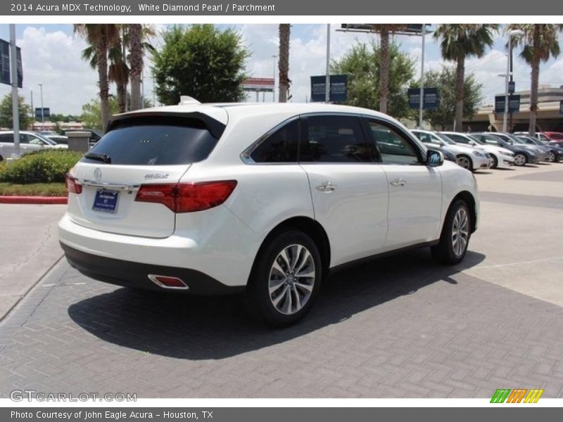 White Diamond Pearl / Parchment 2014 Acura MDX Technology