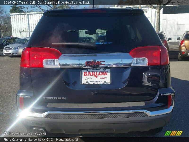 Dark Sapphire Blue Metallic / Jet Black 2016 GMC Terrain SLE