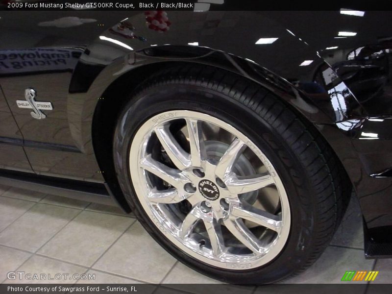 Black / Black/Black 2009 Ford Mustang Shelby GT500KR Coupe