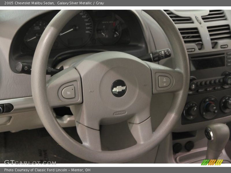 Galaxy Silver Metallic / Gray 2005 Chevrolet Malibu Sedan
