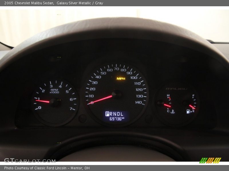Galaxy Silver Metallic / Gray 2005 Chevrolet Malibu Sedan