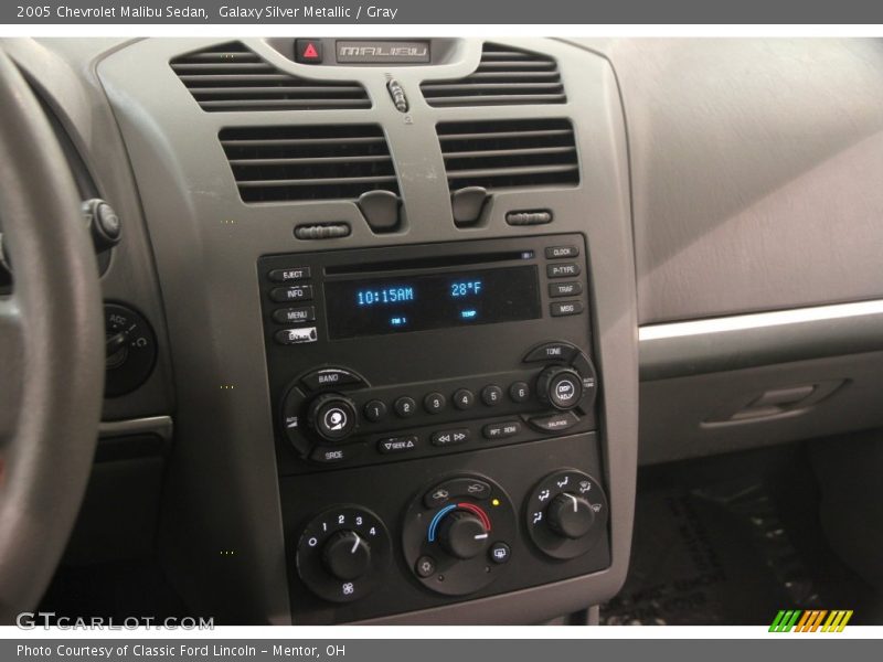 Galaxy Silver Metallic / Gray 2005 Chevrolet Malibu Sedan