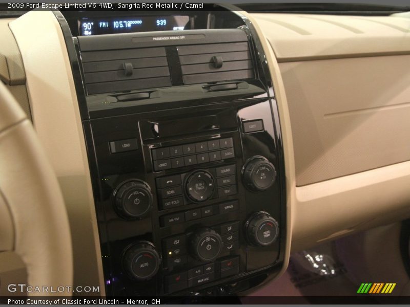 Sangria Red Metallic / Camel 2009 Ford Escape Limited V6 4WD