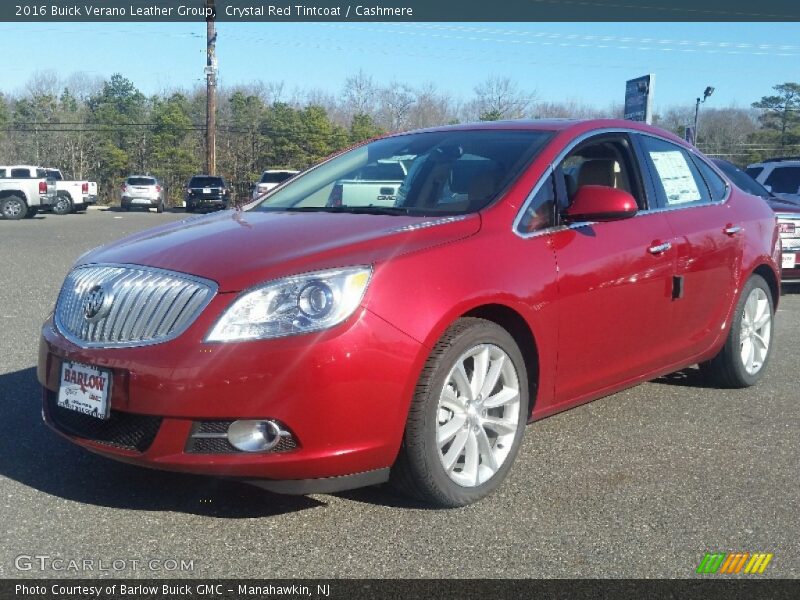 Crystal Red Tintcoat / Cashmere 2016 Buick Verano Leather Group
