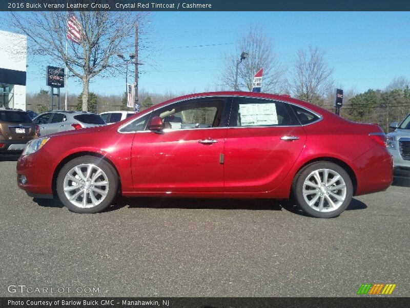 Crystal Red Tintcoat / Cashmere 2016 Buick Verano Leather Group