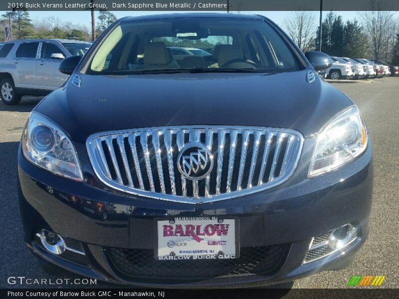 Dark Sapphire Blue Metallic / Cashmere 2016 Buick Verano Leather Group