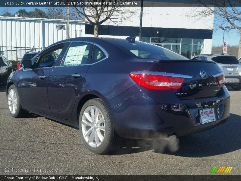 Dark Sapphire Blue Metallic / Cashmere 2016 Buick Verano Leather Group