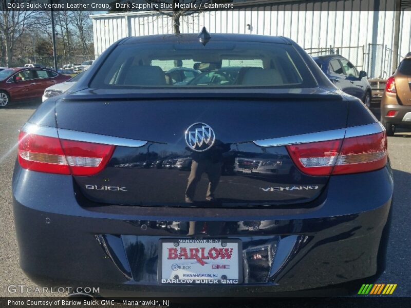 Dark Sapphire Blue Metallic / Cashmere 2016 Buick Verano Leather Group