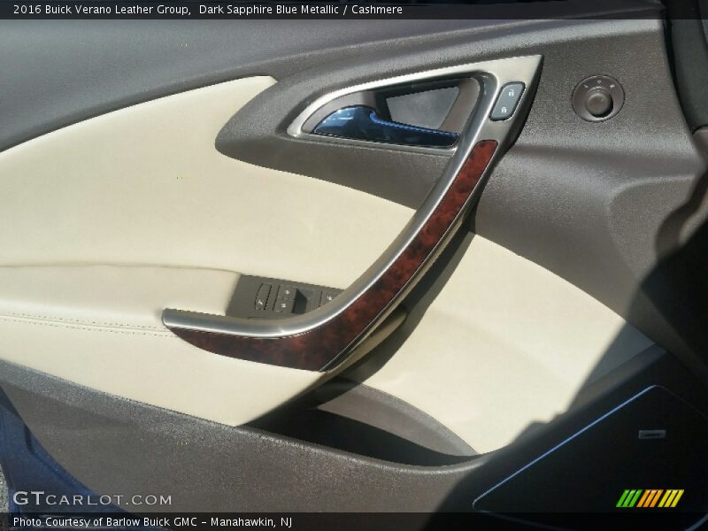 Dark Sapphire Blue Metallic / Cashmere 2016 Buick Verano Leather Group