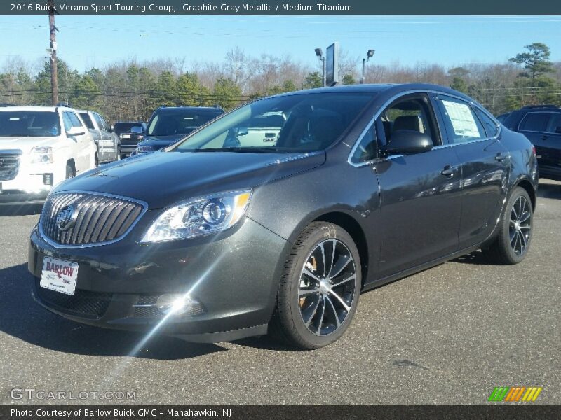 Graphite Gray Metallic / Medium Titanium 2016 Buick Verano Sport Touring Group