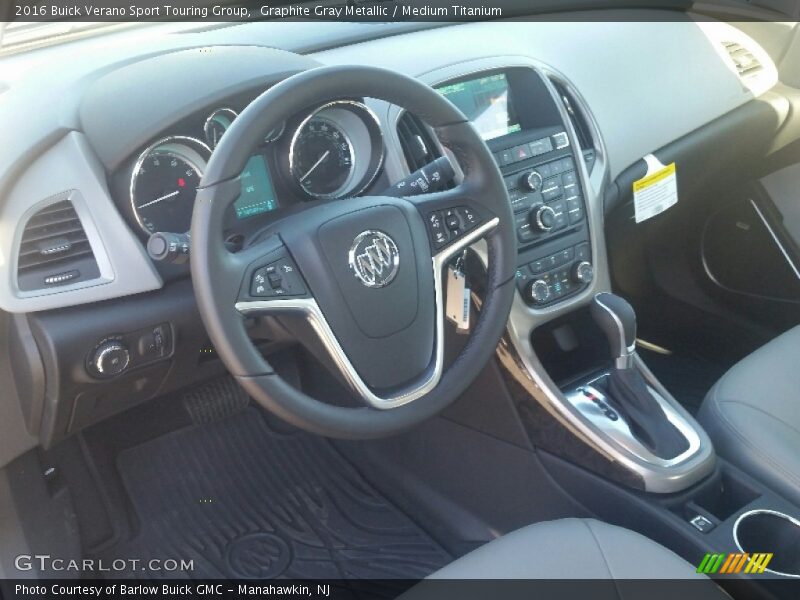 Graphite Gray Metallic / Medium Titanium 2016 Buick Verano Sport Touring Group