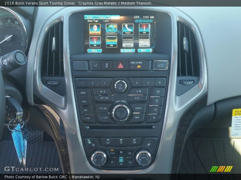 Graphite Gray Metallic / Medium Titanium 2016 Buick Verano Sport Touring Group
