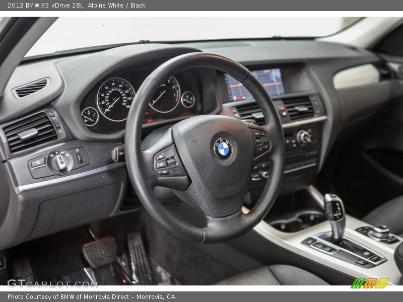 Alpine White / Black 2013 BMW X3 xDrive 28i