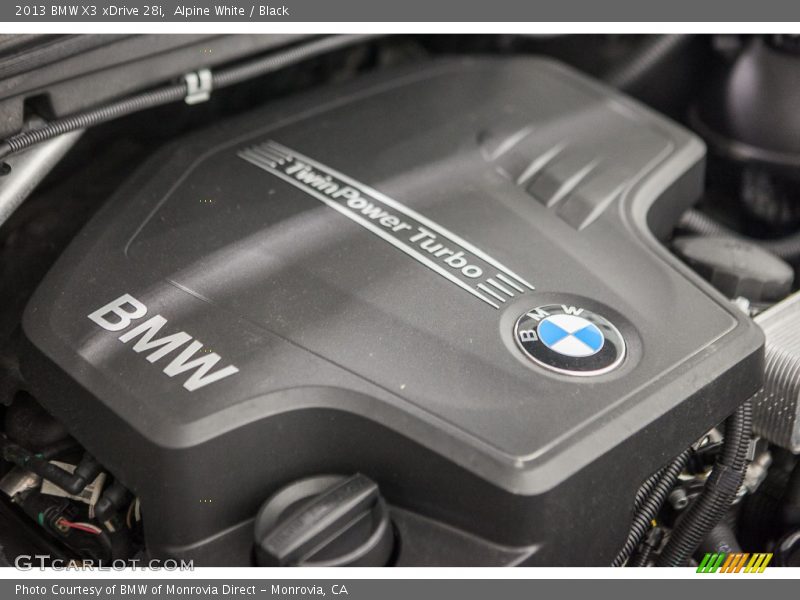 Alpine White / Black 2013 BMW X3 xDrive 28i