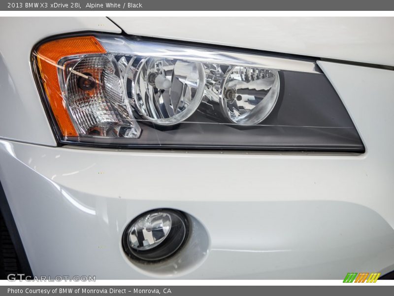 Alpine White / Black 2013 BMW X3 xDrive 28i