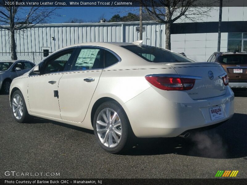 White Diamond Tricoat / Cashmere 2016 Buick Verano Leather Group