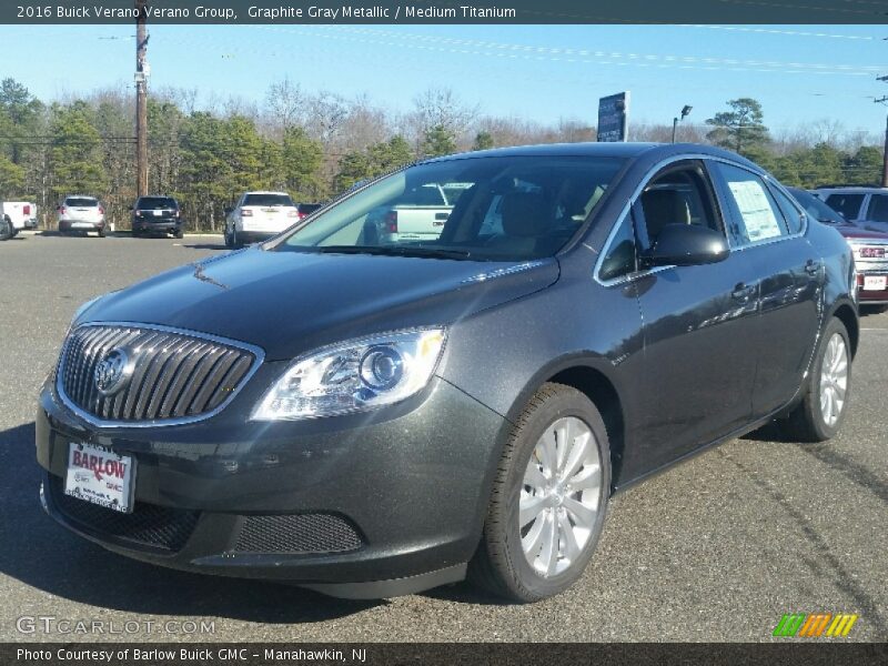 Graphite Gray Metallic / Medium Titanium 2016 Buick Verano Verano Group