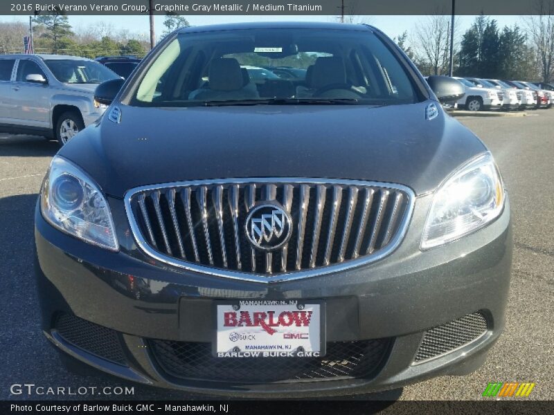 Graphite Gray Metallic / Medium Titanium 2016 Buick Verano Verano Group