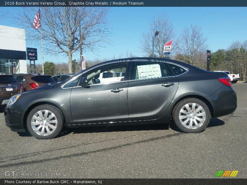 Graphite Gray Metallic / Medium Titanium 2016 Buick Verano Verano Group