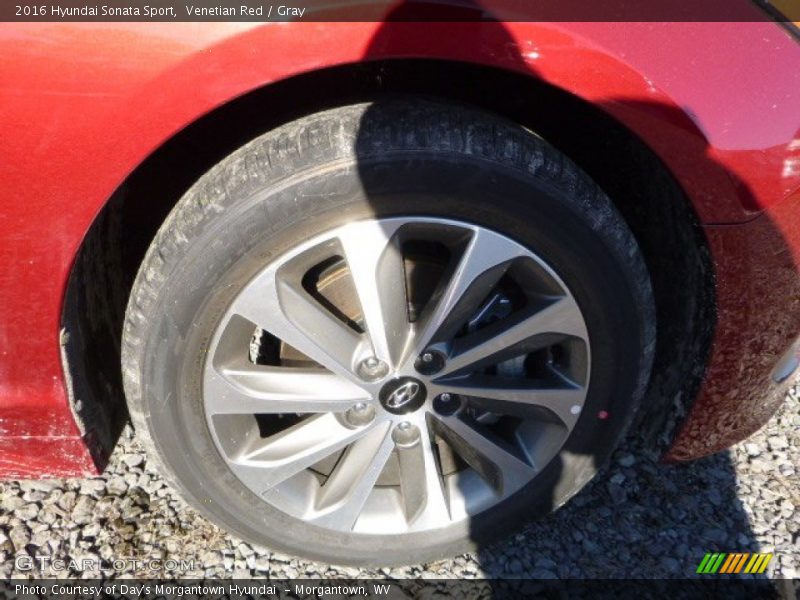 Venetian Red / Gray 2016 Hyundai Sonata Sport