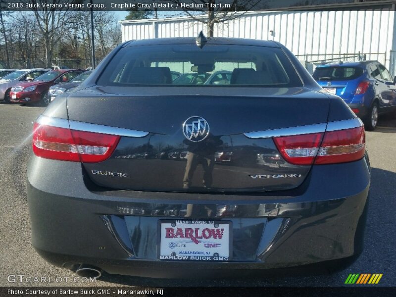 Graphite Gray Metallic / Medium Titanium 2016 Buick Verano Verano Group