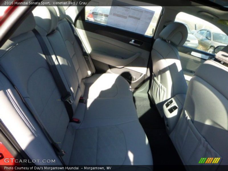 Venetian Red / Gray 2016 Hyundai Sonata Sport