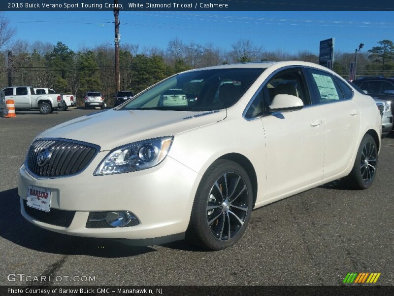 White Diamond Tricoat / Cashmere 2016 Buick Verano Sport Touring Group