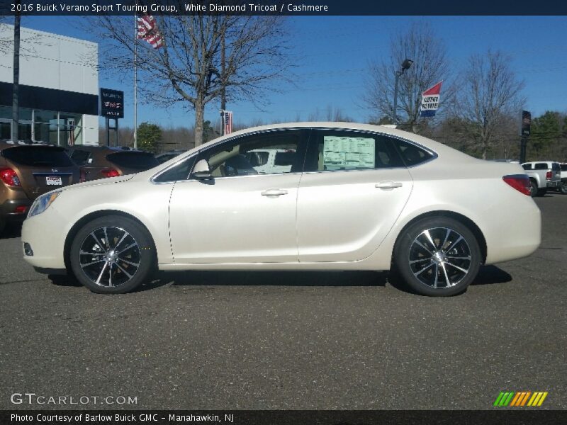 White Diamond Tricoat / Cashmere 2016 Buick Verano Sport Touring Group