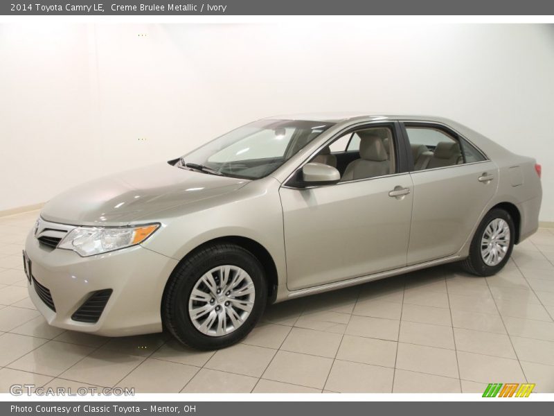 Creme Brulee Metallic / Ivory 2014 Toyota Camry LE