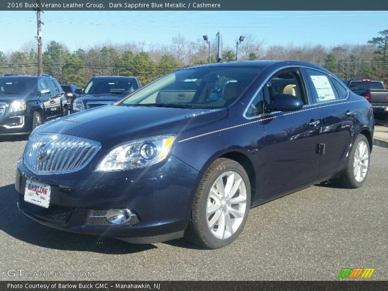 Dark Sapphire Blue Metallic / Cashmere 2016 Buick Verano Leather Group