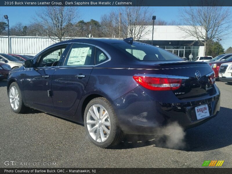 Dark Sapphire Blue Metallic / Cashmere 2016 Buick Verano Leather Group