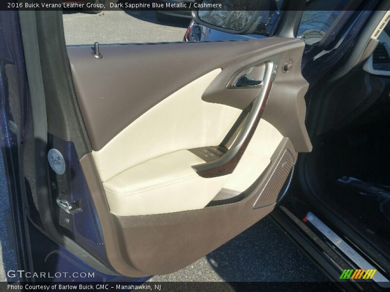 Dark Sapphire Blue Metallic / Cashmere 2016 Buick Verano Leather Group