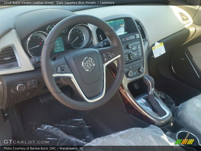 Dark Sapphire Blue Metallic / Cashmere 2016 Buick Verano Leather Group