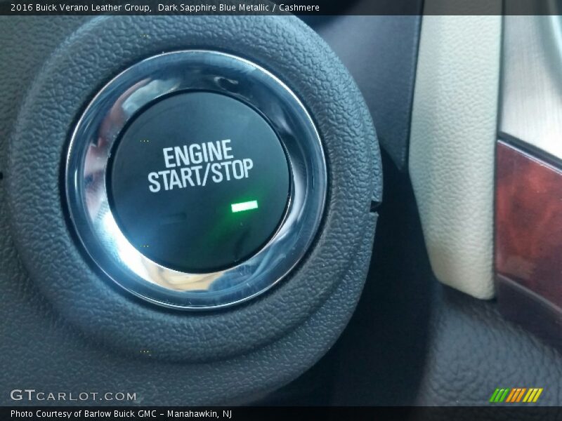 Dark Sapphire Blue Metallic / Cashmere 2016 Buick Verano Leather Group