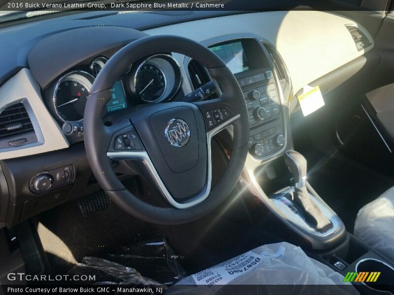 Dark Sapphire Blue Metallic / Cashmere 2016 Buick Verano Leather Group