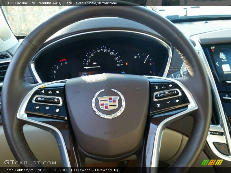 Black Raven / Shale/Brownstone 2015 Cadillac SRX Premium AWD