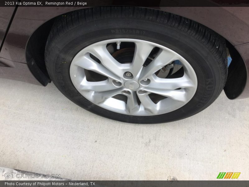 Remington Red / Beige 2013 Kia Optima EX