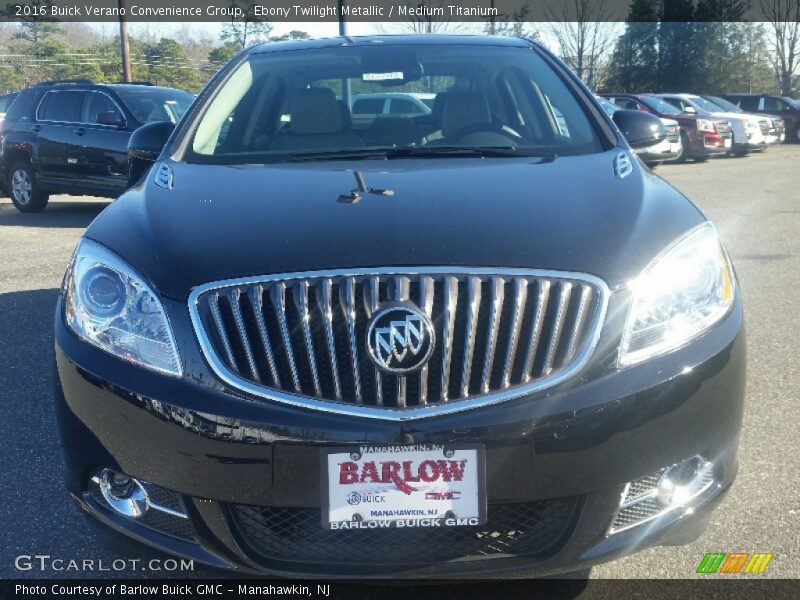 Ebony Twilight Metallic / Medium Titanium 2016 Buick Verano Convenience Group