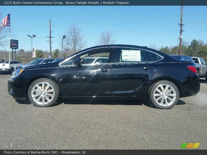 Ebony Twilight Metallic / Medium Titanium 2016 Buick Verano Convenience Group
