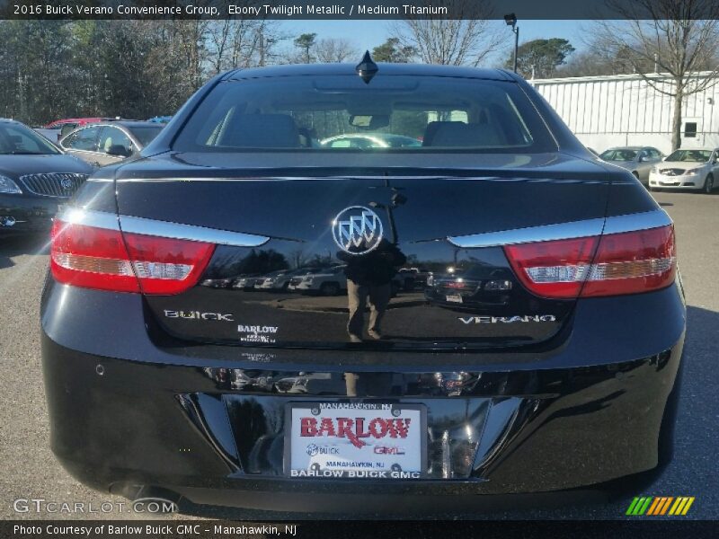 Ebony Twilight Metallic / Medium Titanium 2016 Buick Verano Convenience Group