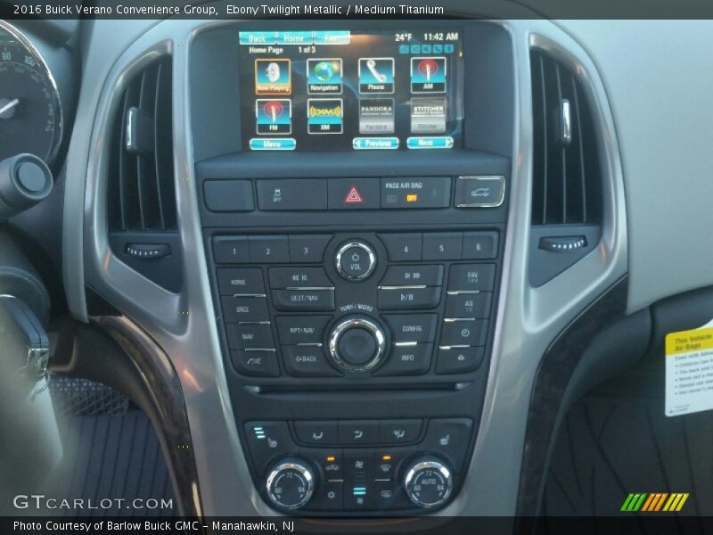Ebony Twilight Metallic / Medium Titanium 2016 Buick Verano Convenience Group