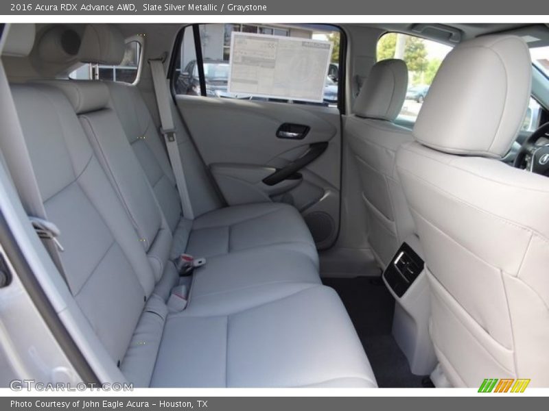 Slate Silver Metallic / Graystone 2016 Acura RDX Advance AWD