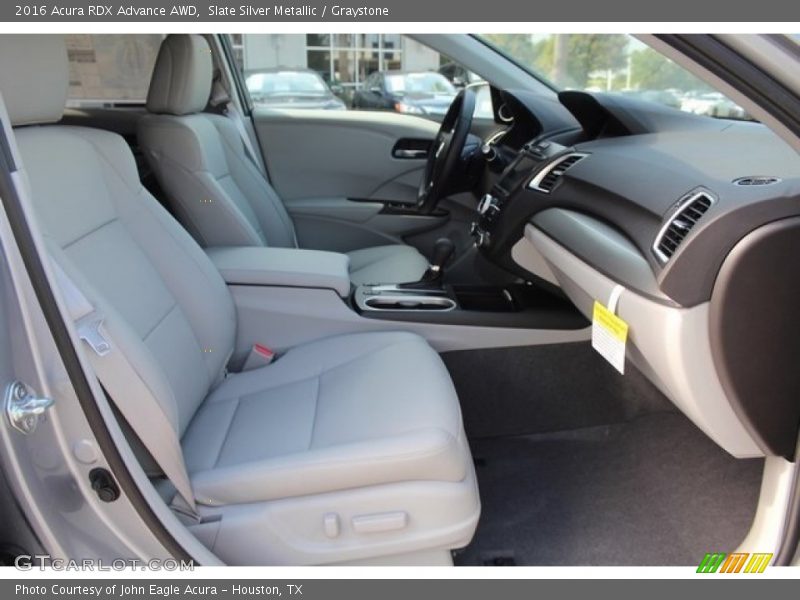 Slate Silver Metallic / Graystone 2016 Acura RDX Advance AWD