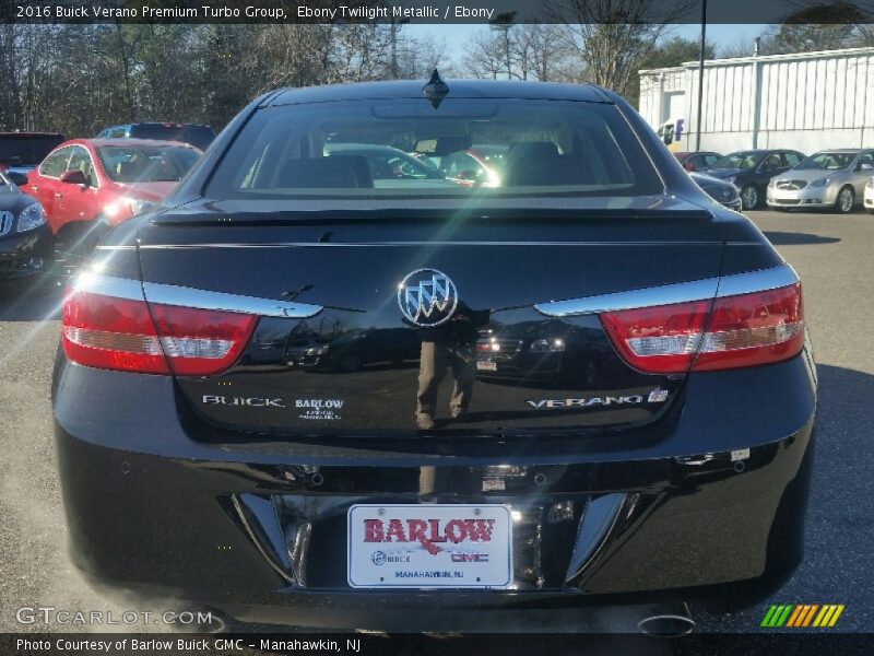 Ebony Twilight Metallic / Ebony 2016 Buick Verano Premium Turbo Group