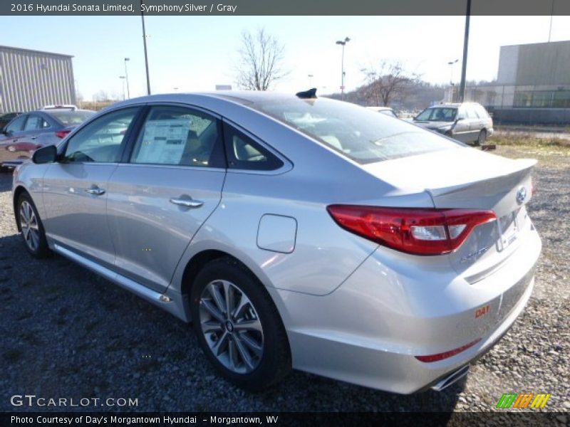 Symphony Silver / Gray 2016 Hyundai Sonata Limited