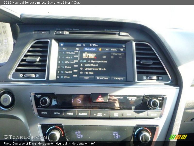 Symphony Silver / Gray 2016 Hyundai Sonata Limited